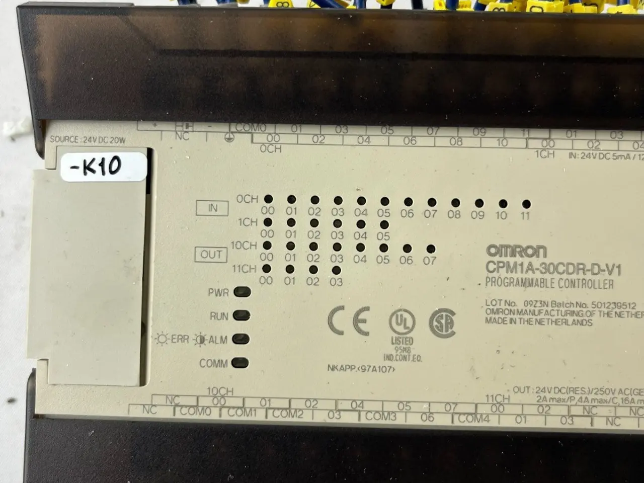 Billede 4 - Omron CPM1A-30CDR-D-V1 PLC Controller 24VDC 30 I/O