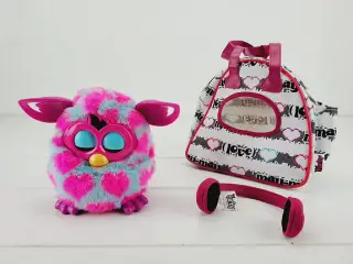 Furby Boom Blue And Pink Hearts 2012 Hasbro