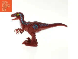 Rød dinosaur legetøjsfigur (str. 27 cm)