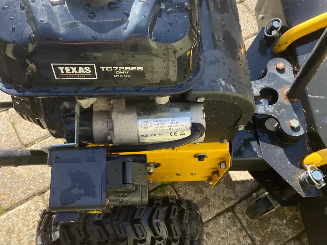 Billede 8 - Texas Handy Sweep 710 TGE fejemaskine med Opsamler