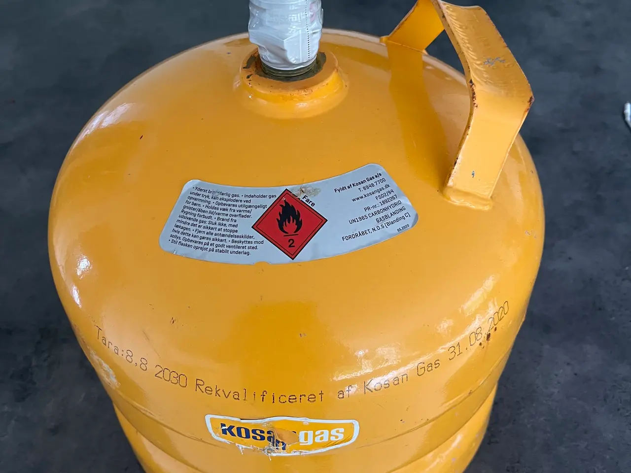 Billede 3 - 11 og 5 kg gasflaske  fulde 