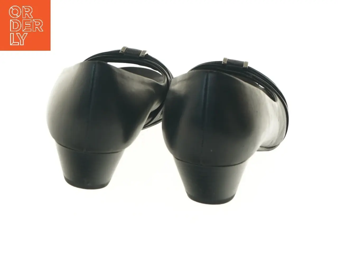 Billede 6 - Sort damepumps med peep-toe fra Gabor (str. 40,5 )