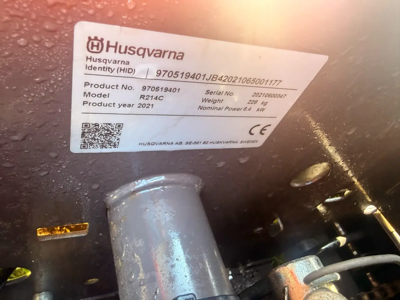 Billede 4 - Husqvarna R214c med kost til.