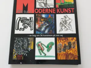 På tur i moderne kunst - en bog om 56 kunstnere på