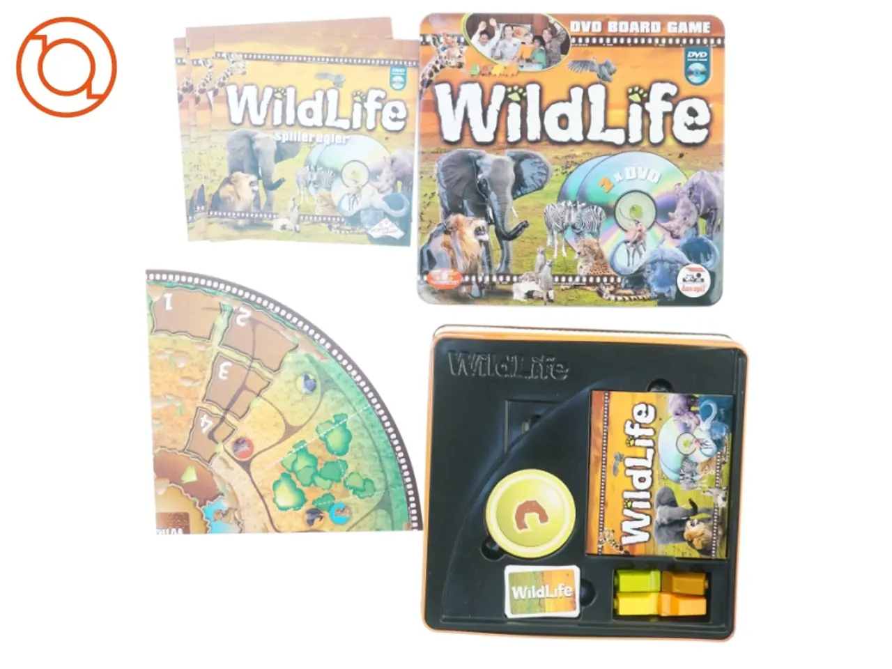 Billede 2 - Wild life dvd game fra Dan Spil (str. 28 x 8 cm)