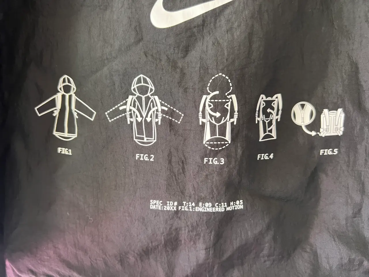 Billede 19 - NY Sort Nike Tech Pack Jakke. (Str. L/147-158 Cm.)