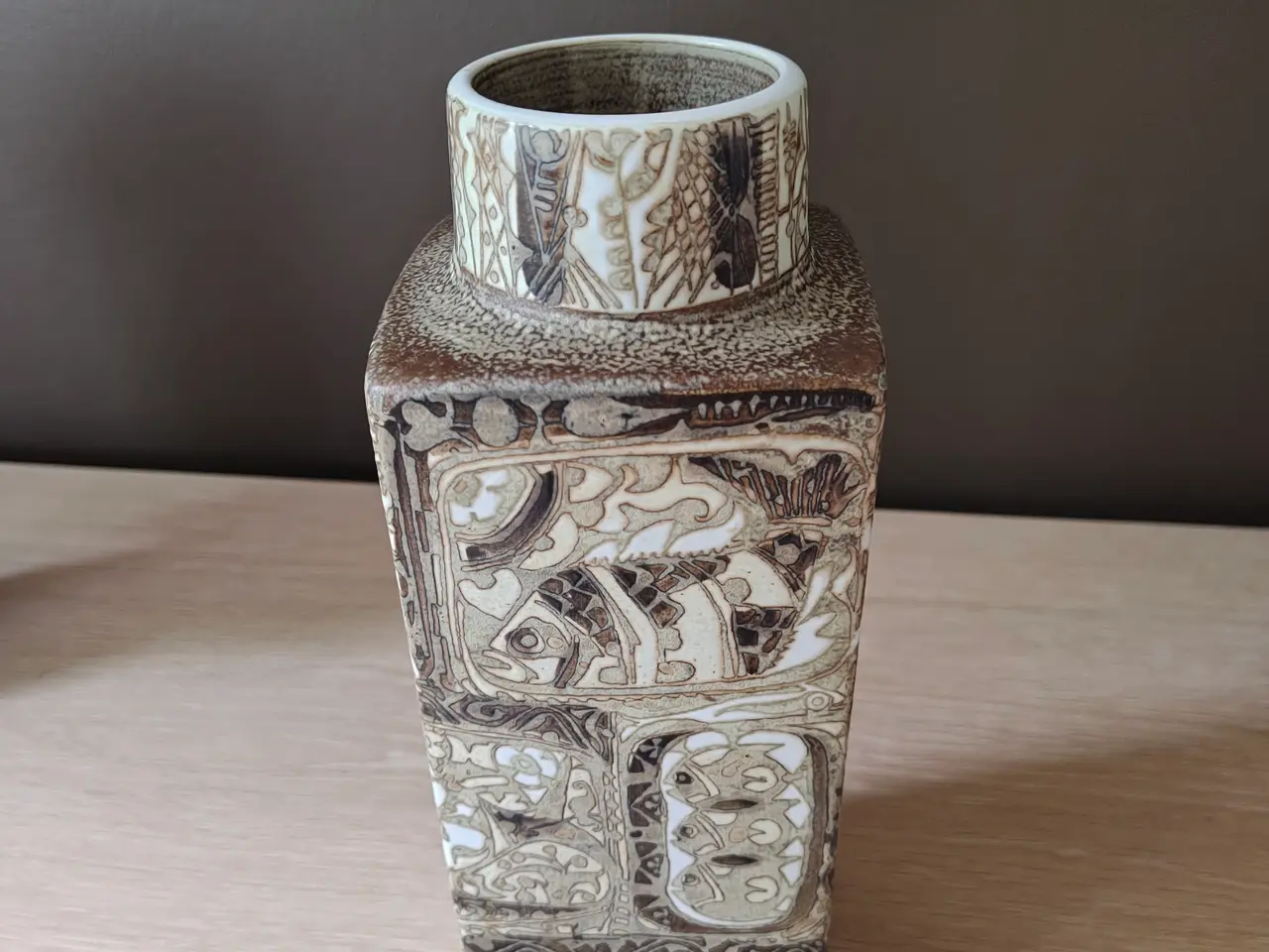 Billede 5 - Stor Royal Copenhagen Baca fajancevase