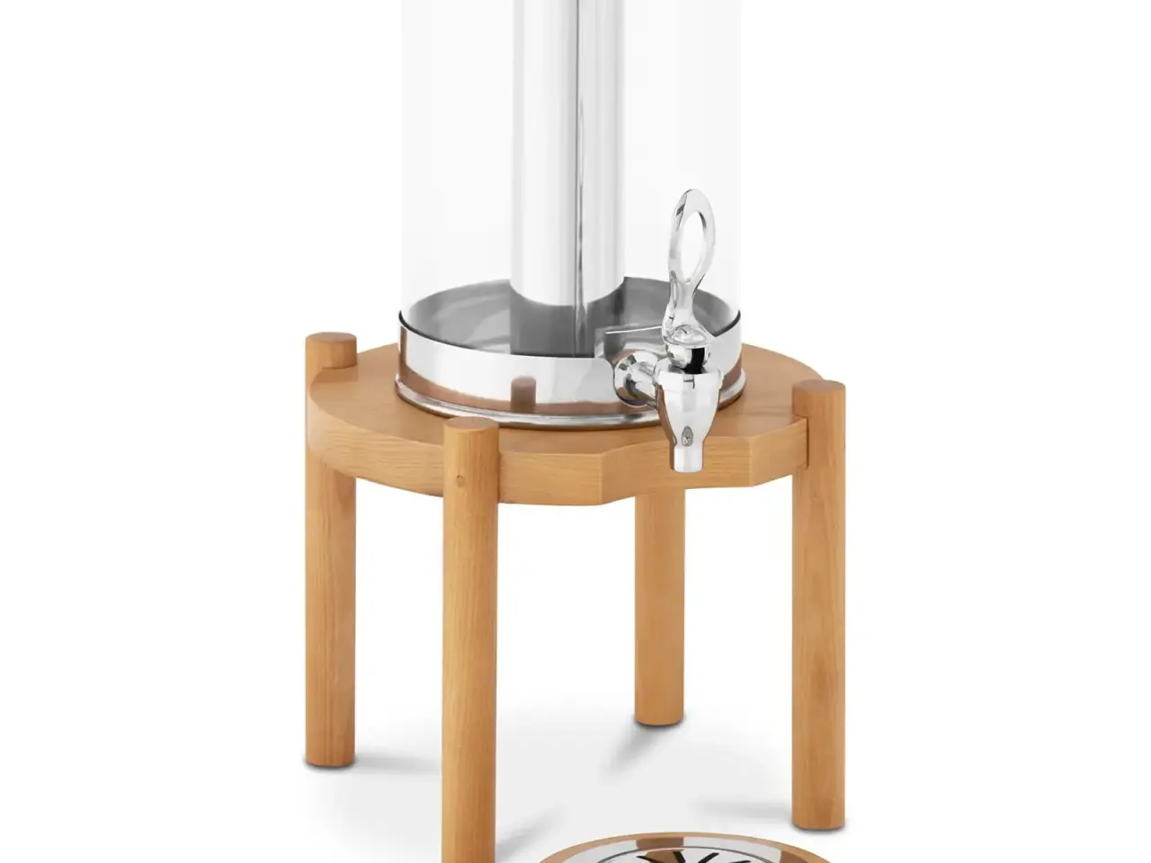 Billede 1 - Saftdispenser 7 liter – træstander 30 x 30 x 52 cm