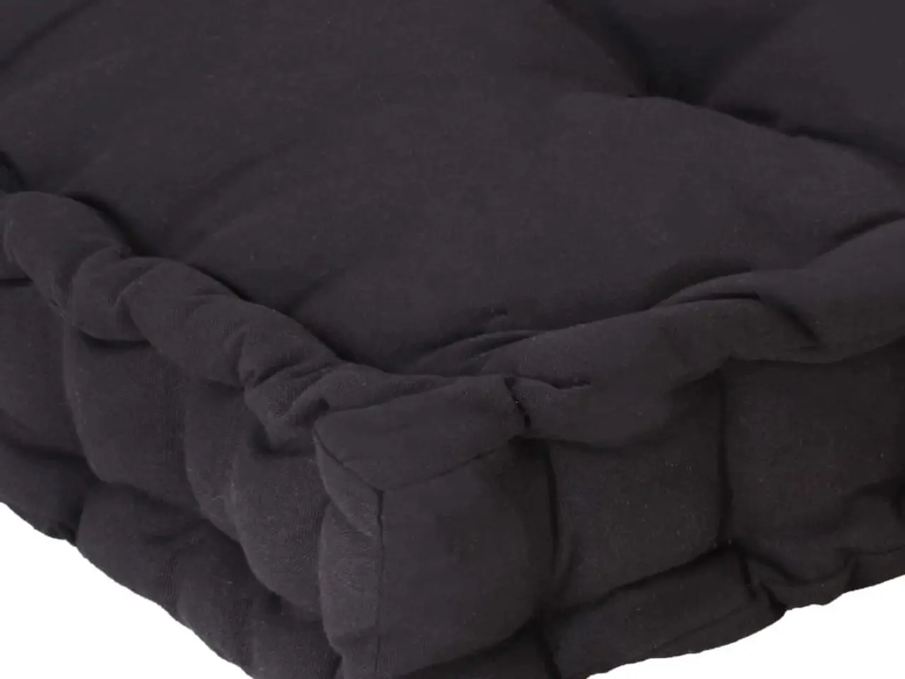 Billede 10 - Hynder til pallesofa 2 stk. i bomuld 120 cm - sort