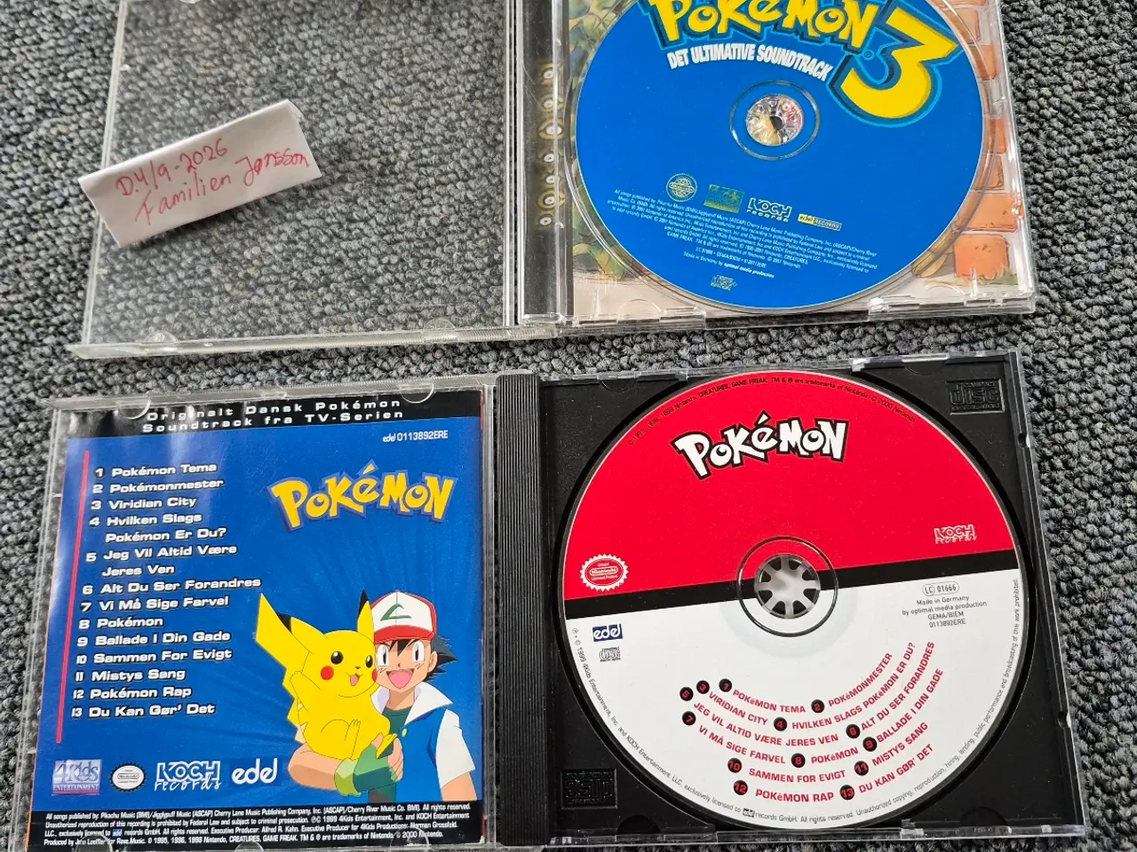 Billede 3 - Pokemon cder med soundtrack