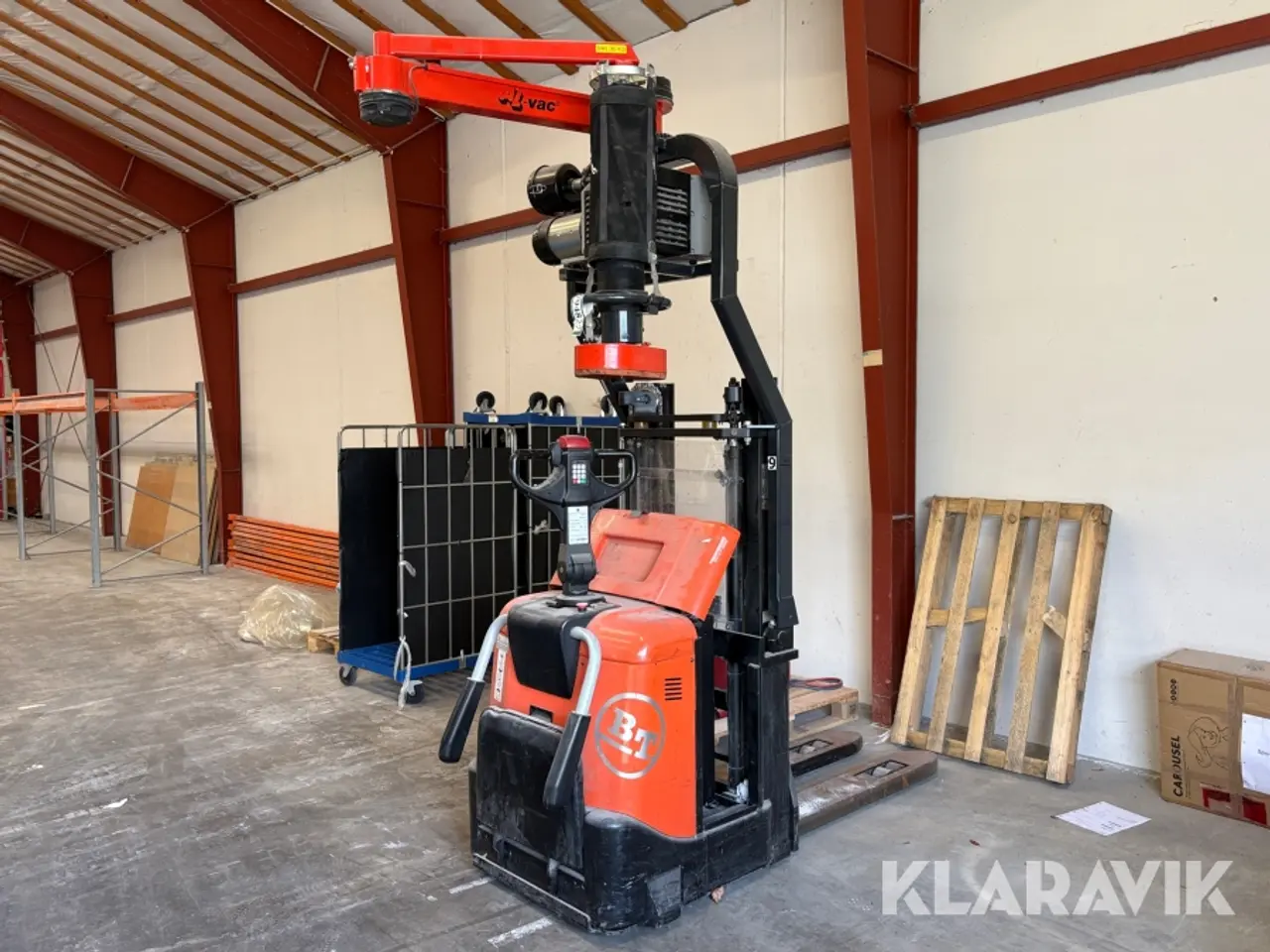 Billede 2 - El palleløfter/stabler BT SPE125 med Vakuumløfter