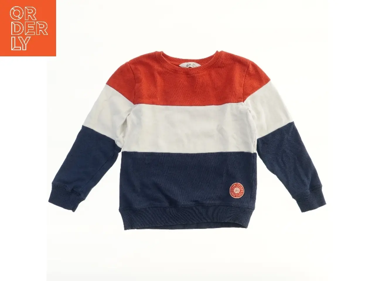Billede 1 - Sweatshirt med striber fra H&M (str. 122)