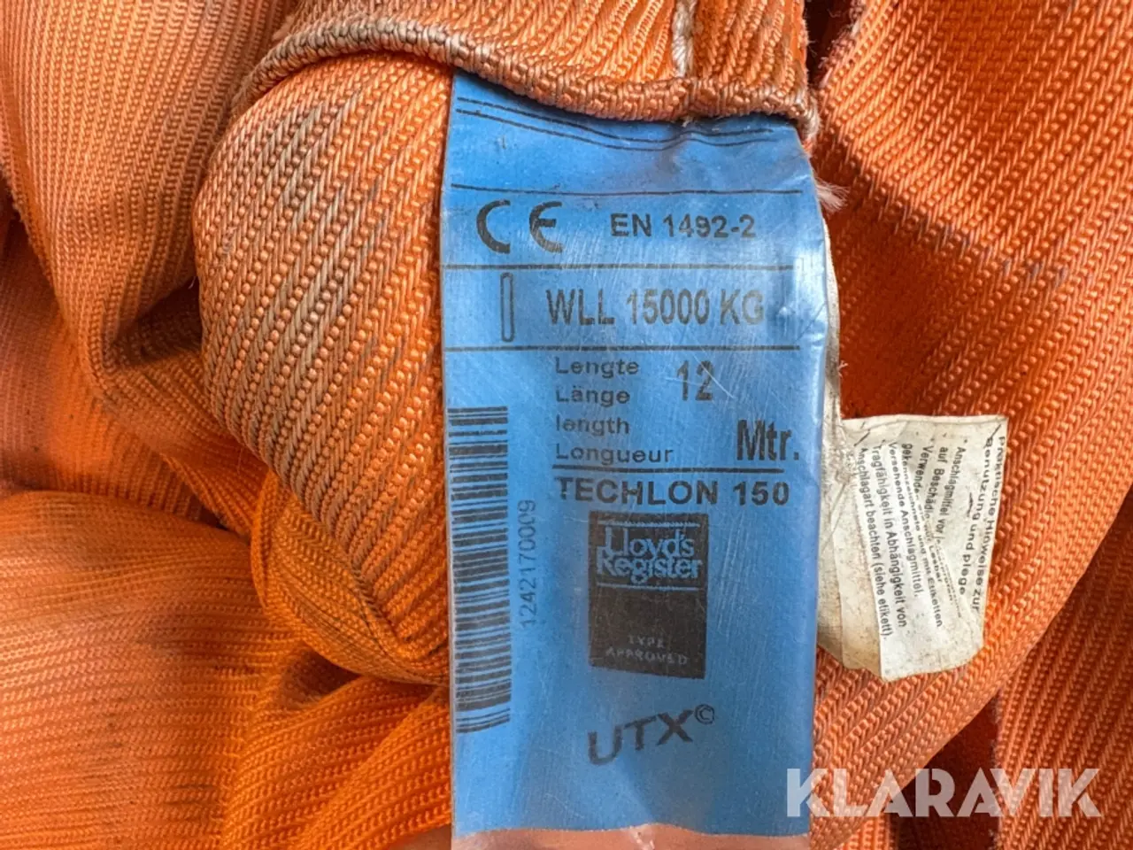 Billede 11 - Rundsling UTX Techlon 150 - 2 styk