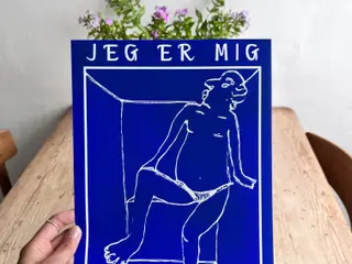 Kunstplakat - A4