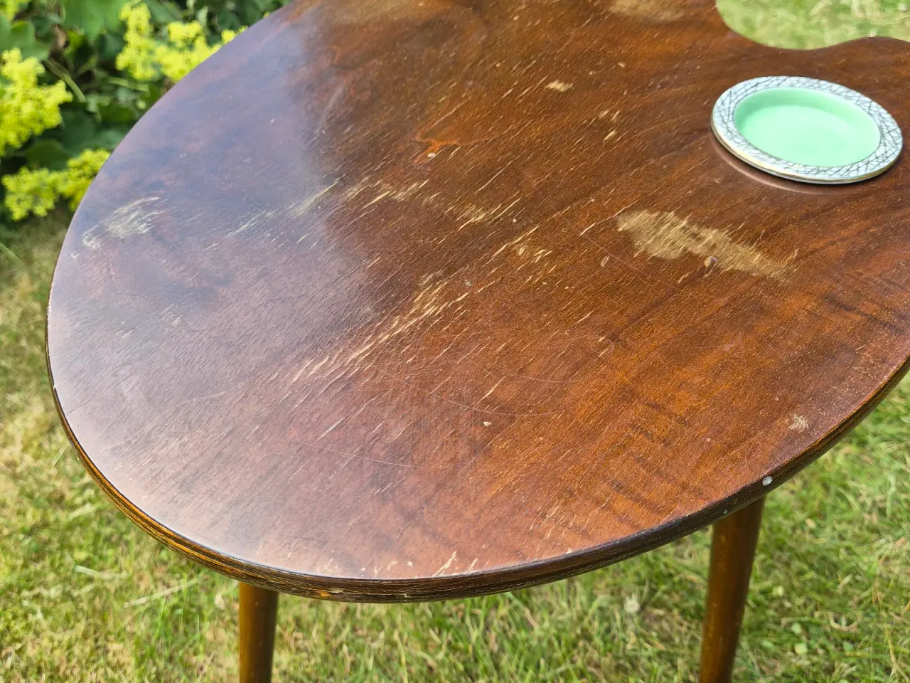 Billede 9 - Fint gammelt sidebord med form som en palette 