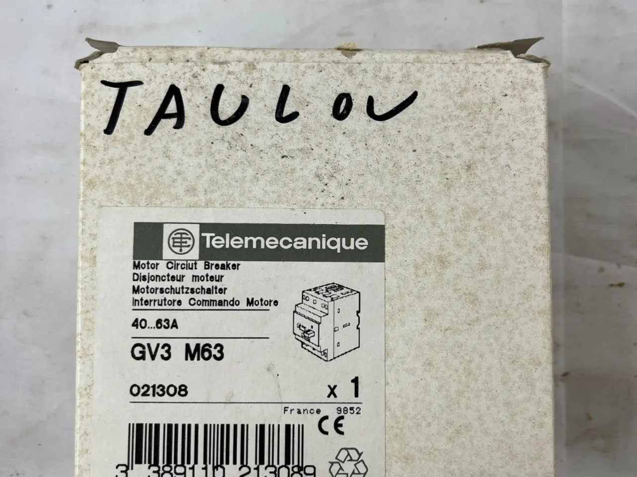 Billede 3 - Telemecanique GV3-M63 Motor automatsikring 40-63A