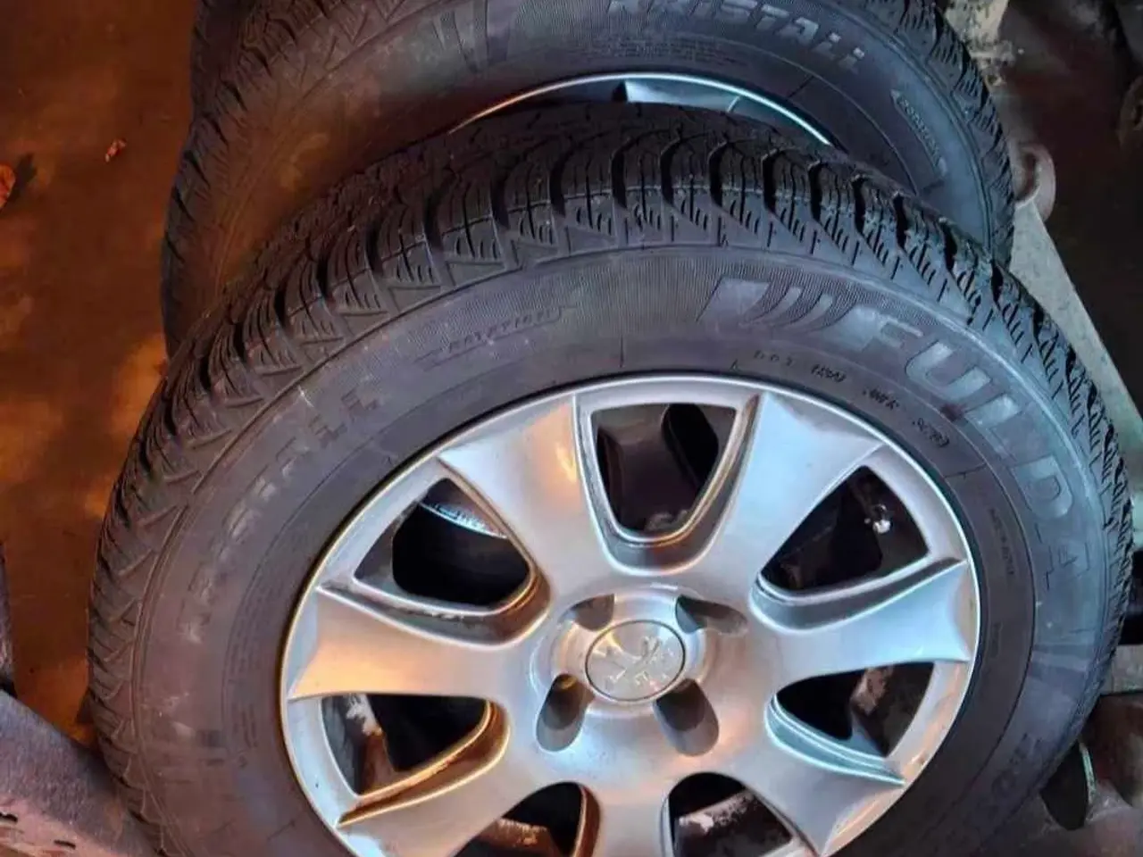 Billede 6 - Alufælge, 16" R15, vinterdæk