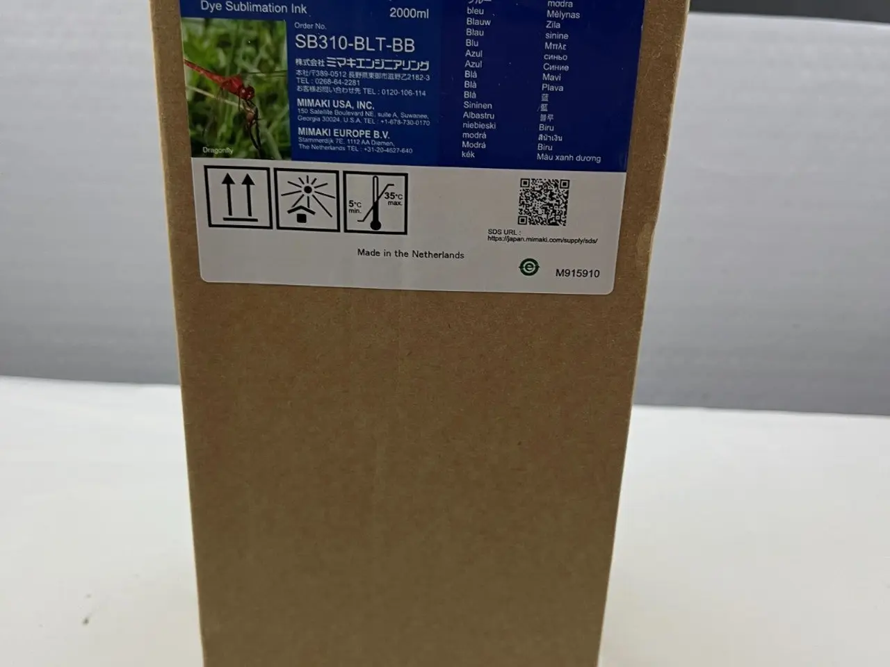Billede 2 - Mimaki Sb300-BL-BB Blue Dye Sublimation Ink 2000ml