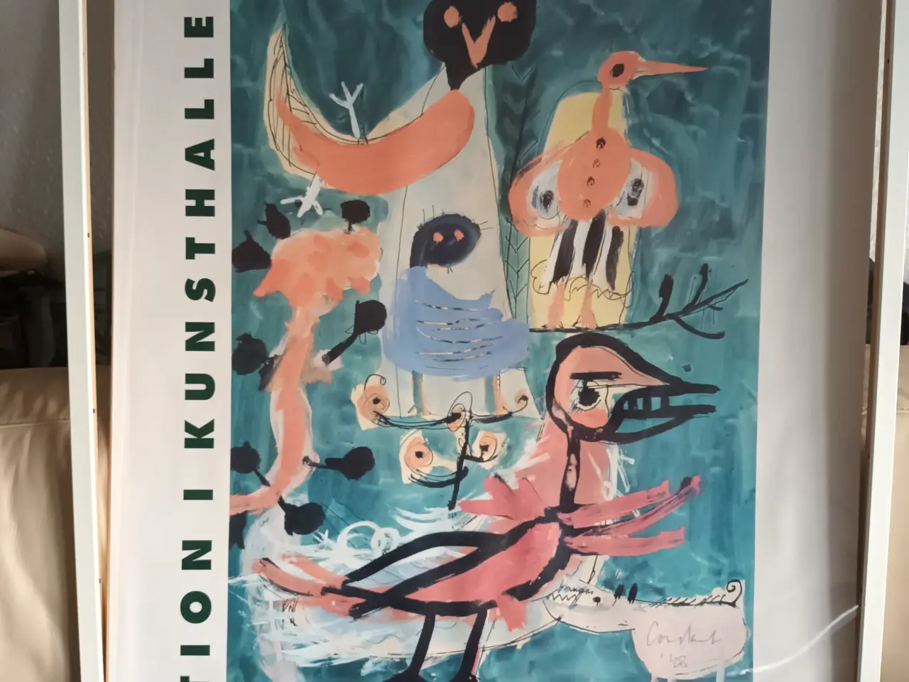 Billede 1 - FLOT LITOGRAFISK PLAKAT 72X102 AF ASGER JORN CONST