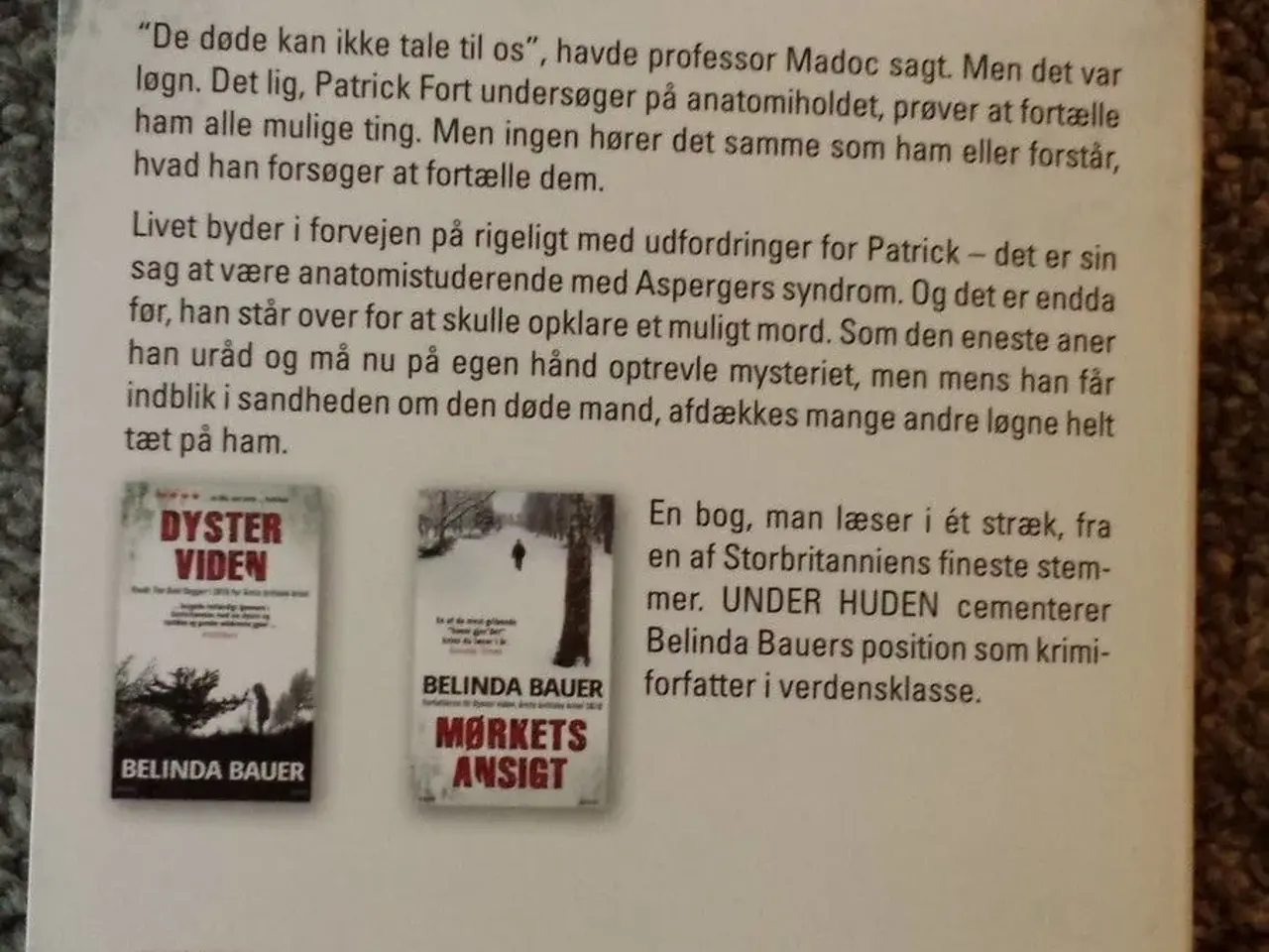 Billede 2 - HELT NY bog - Under huden