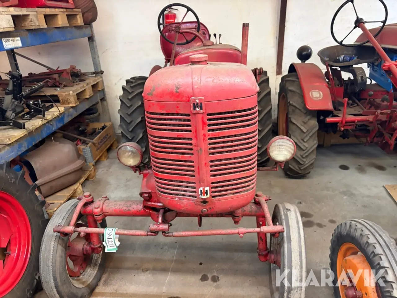 Billede 2 - Veterantraktor International Harvester Super A med plov