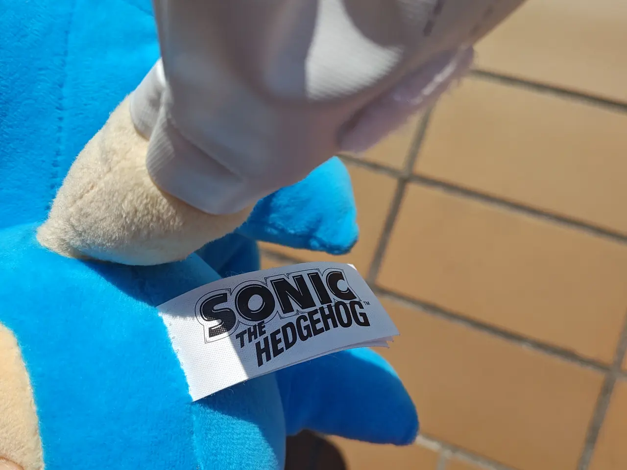 Billede 2 - STOR Sonic the Hedgehog Bamse