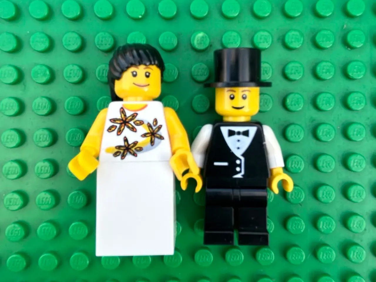 Billede 1 - Lego brudepar til bryllup 
