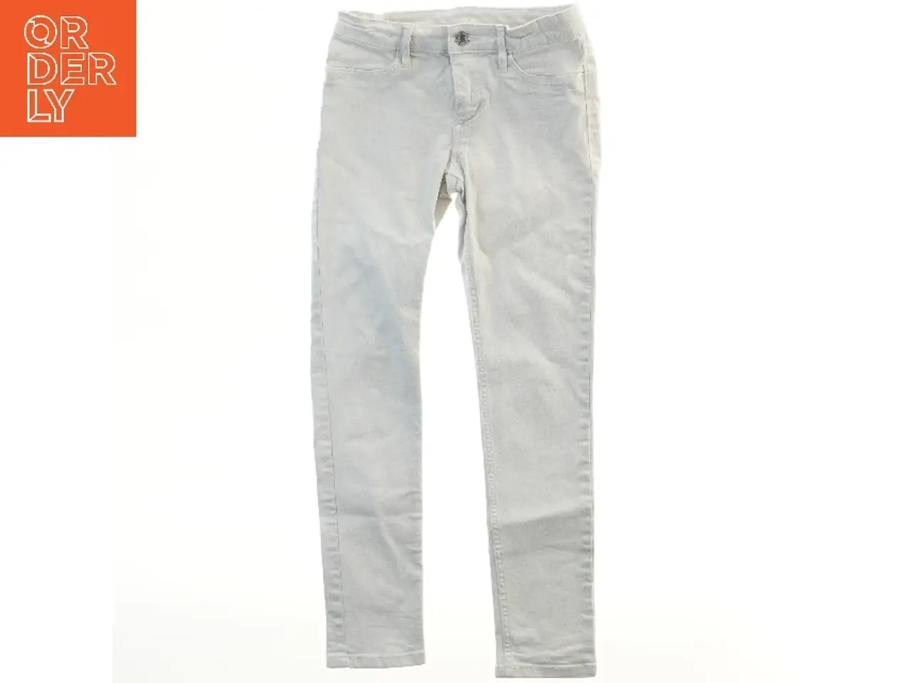 Billede 1 - Lysegrå jeans fra Denim (str. 128)