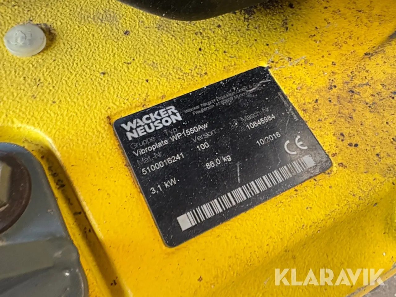 Billede 6 - Pladevibrator Wacker Neuson WP1550 og jordloppe Wacker Neuson BS50-4s
