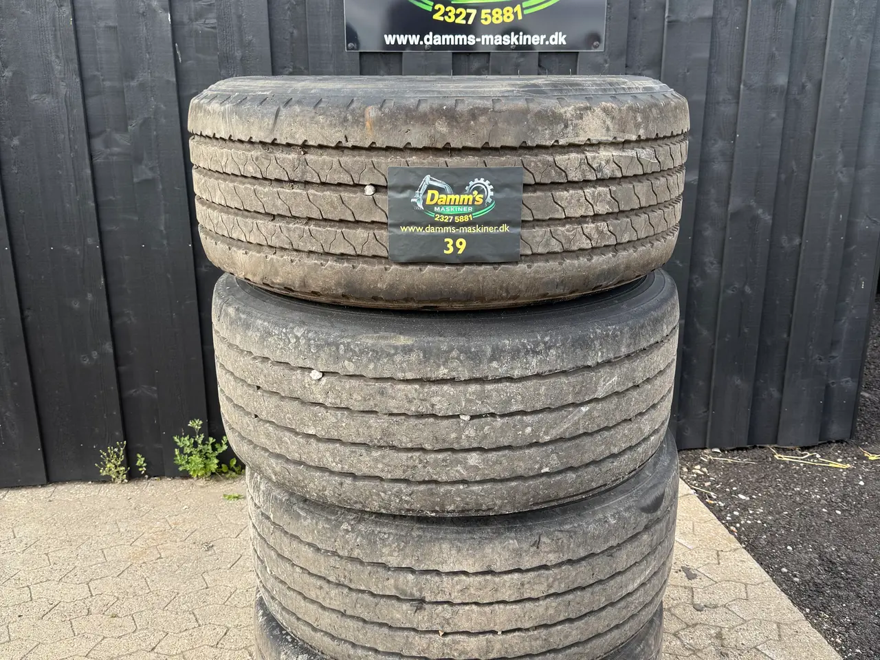 Billede 1 - 4 stk trailer hjul 385 / 55 R 22.5 
