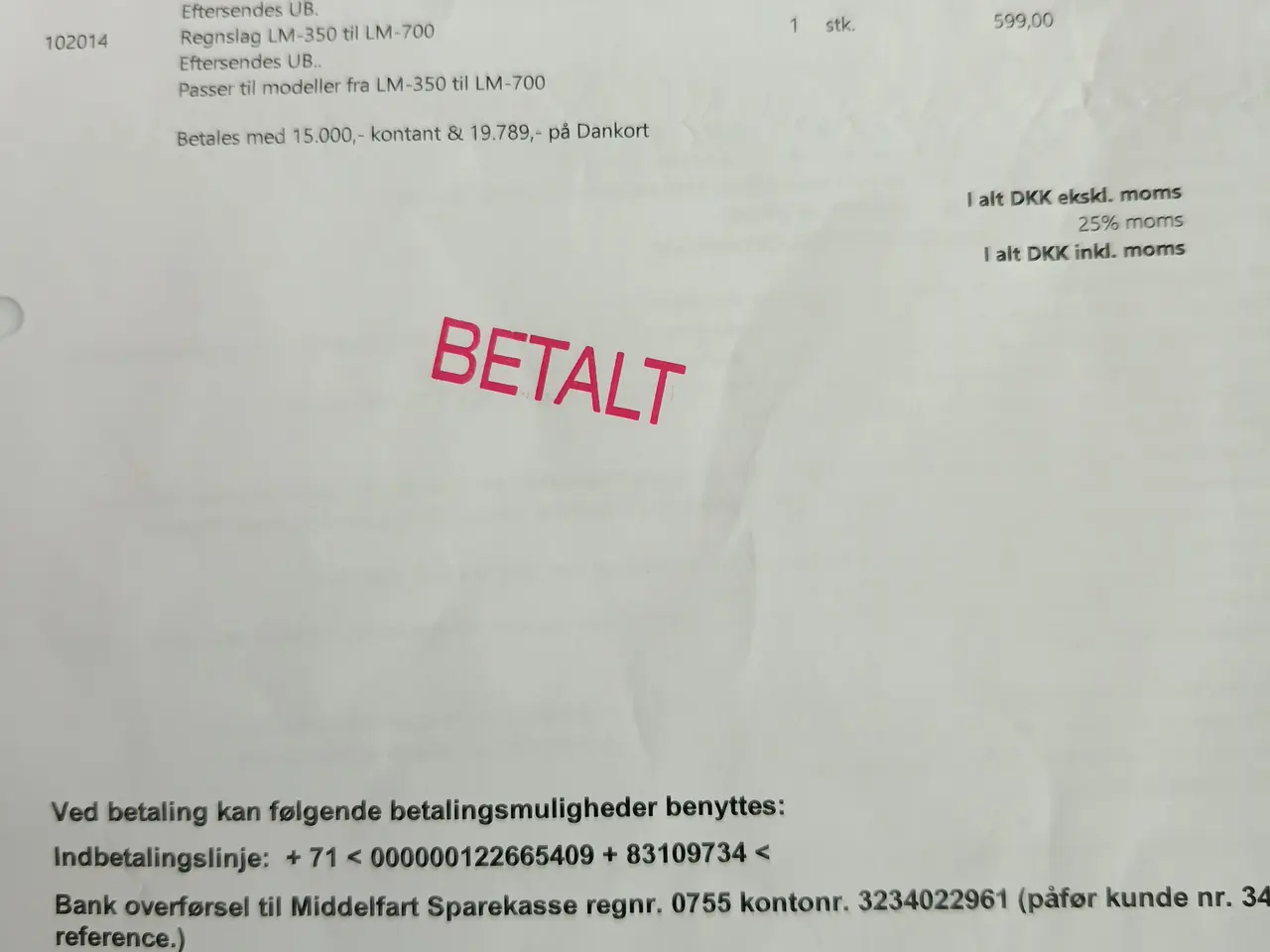 Billede 6 - LM 600 Elscooter. 4 hjulet.