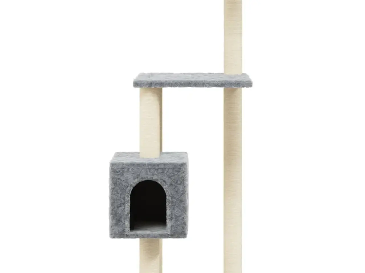 Billede 4 - Kradsetræ med sisalstolper 104 cm - lysegrå