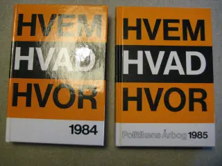 Hvem Hvad Hvor 1984.
