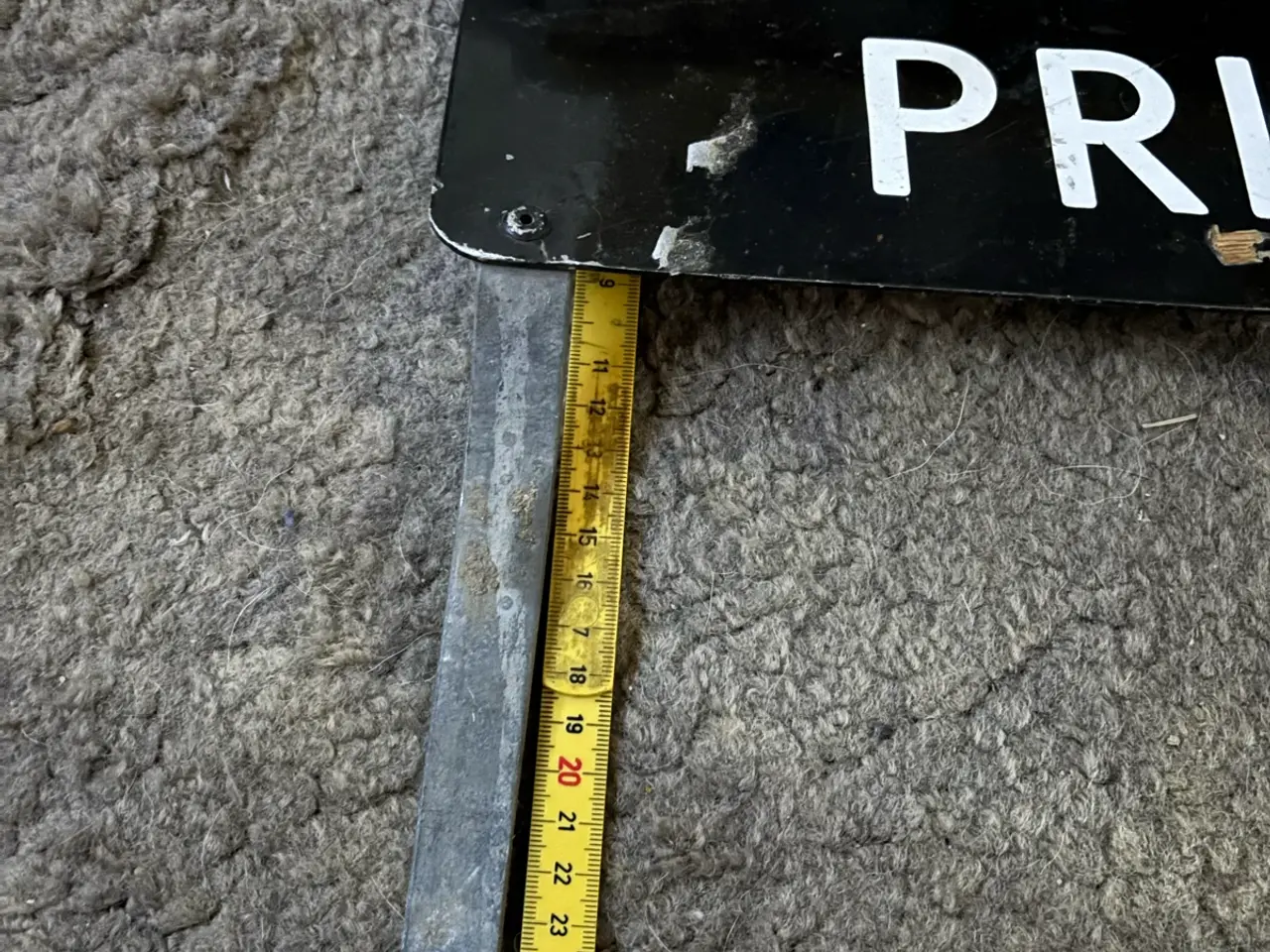 Billede 9 - Privat skilt i metal 