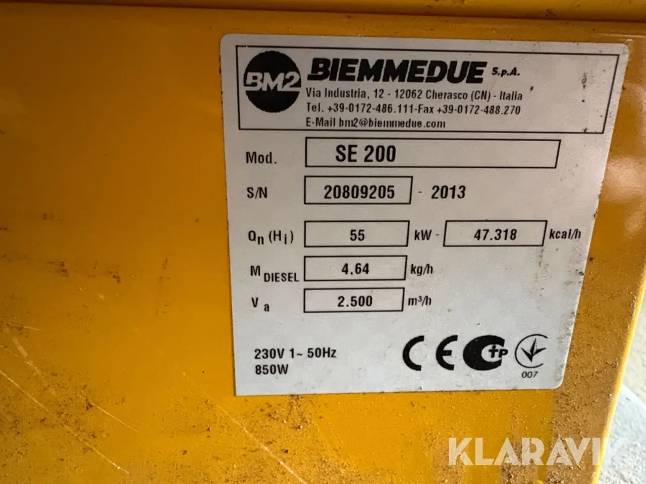 Billede 7 - Varmekanon Oklima Se 200