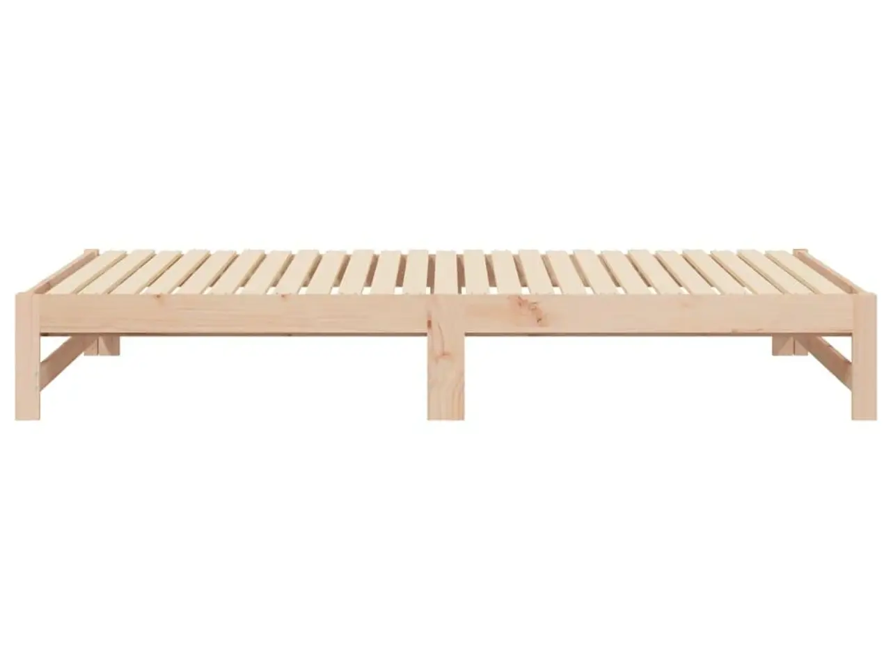 Billede 10 - Daybed med udtræk 2x(90x200) cm massivt fyrretræ