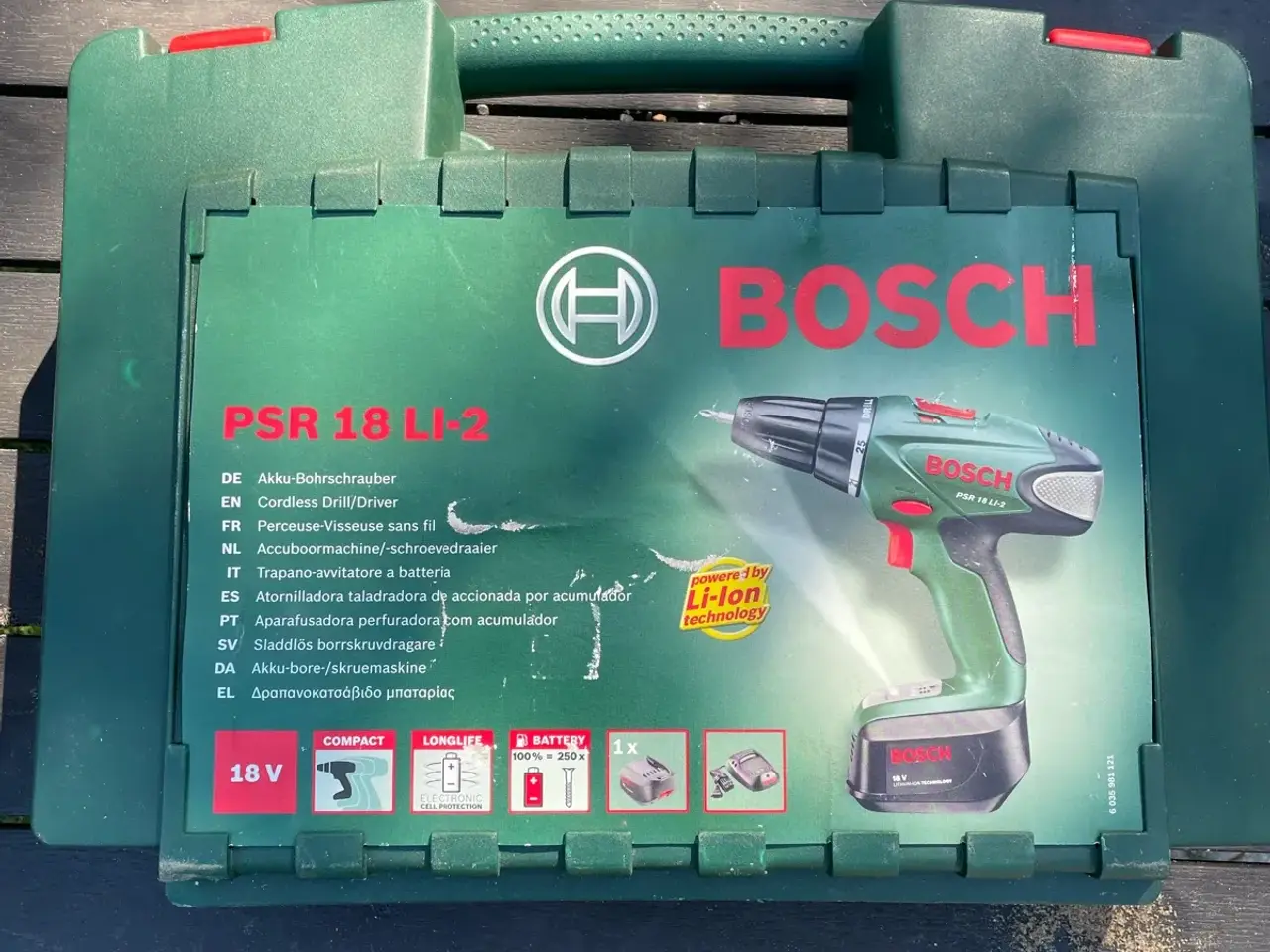 Billede 2 - Bosch PSR 18 LI-2 18V bore-/skruemaskine