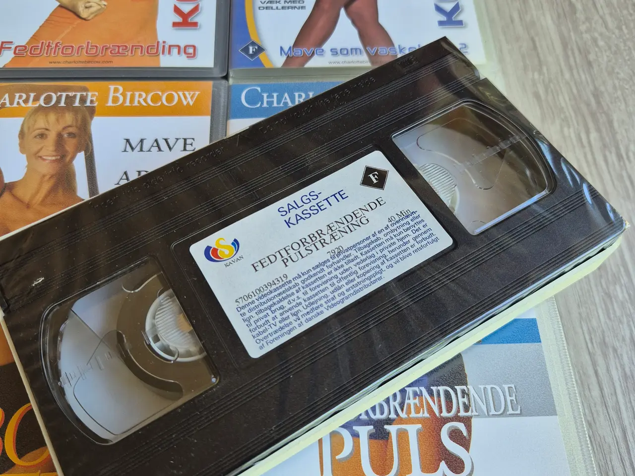Billede 3 - Træningsvideoer Charlotte Bircow VHS – 4 stk.