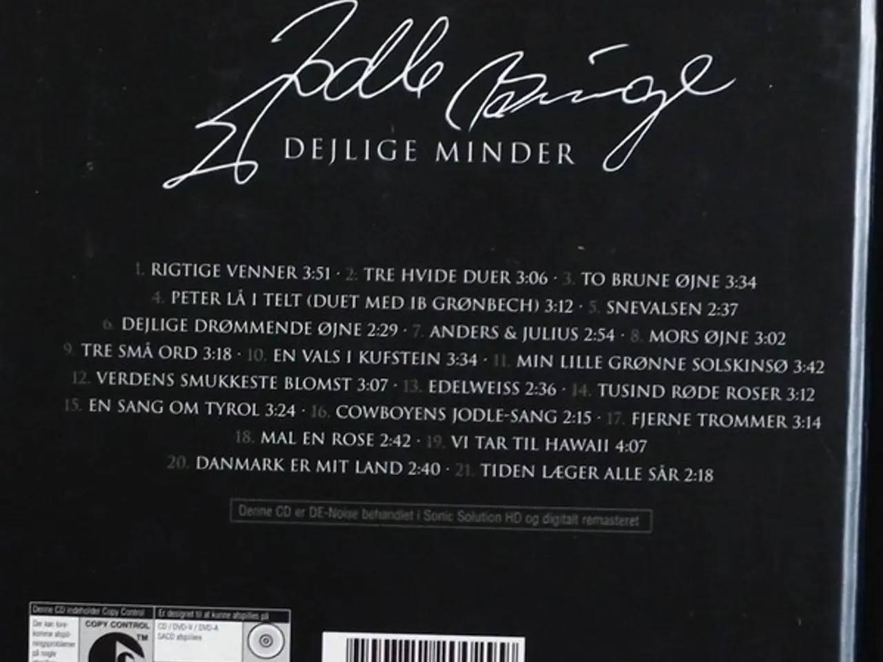 Billede 2 - Jodle Birge – Dejlige Minder – CD