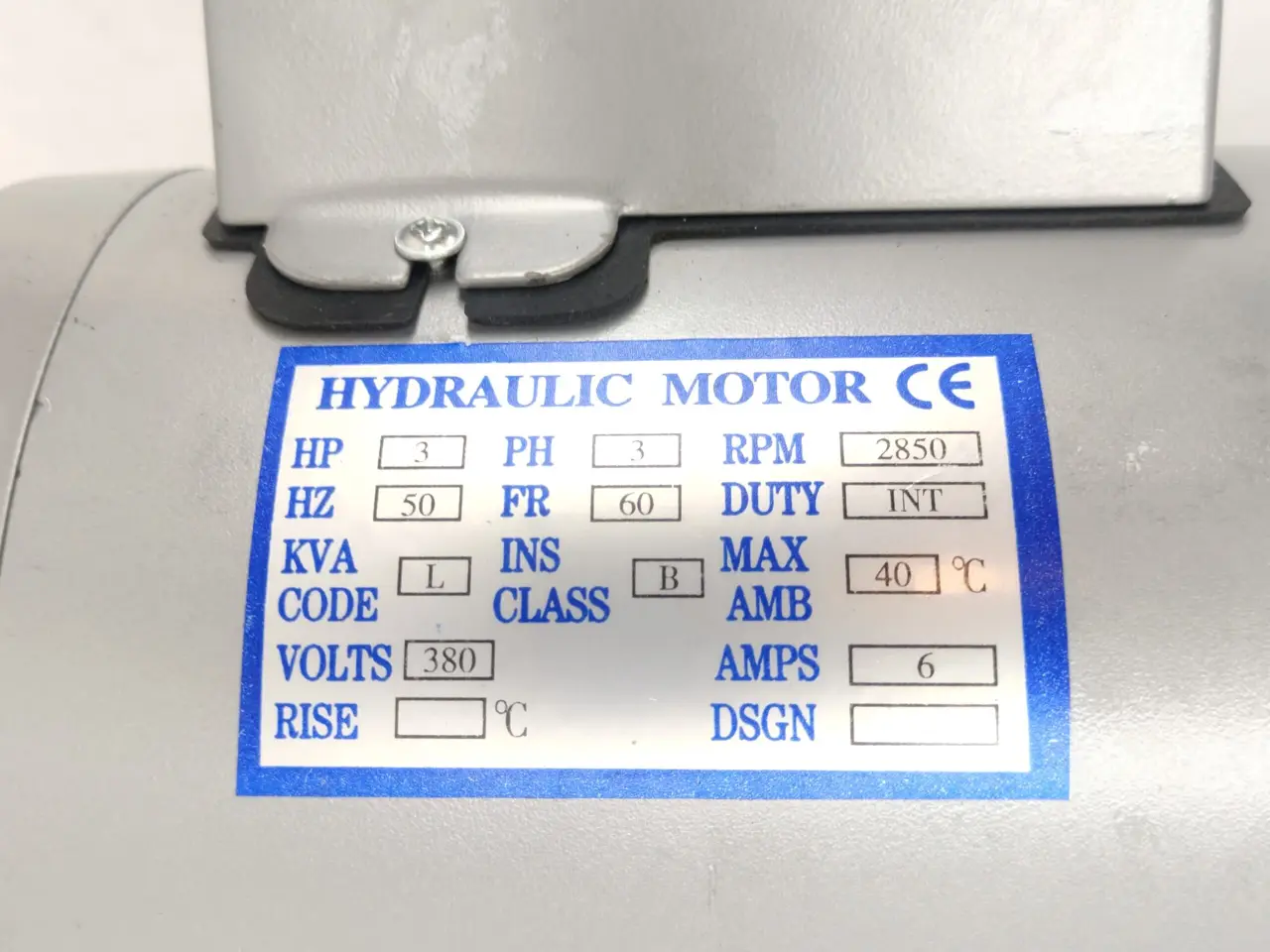 Billede 1 - Hydralik motor med olie beholder og sænke ventil for Bulldog PM240 380/400V (reservedel)