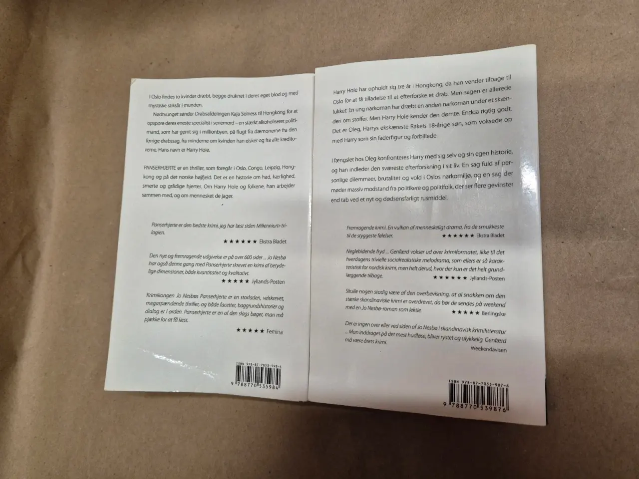 Billede 5 - Panserhjerte og Genfærd af Jo Nesbø,2 krimier