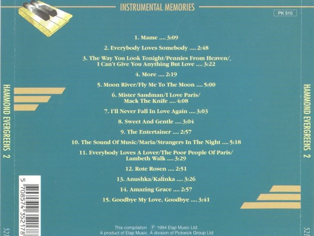 Billede 2 - Ole Erling – Hammond Evergreens 2 – CD
