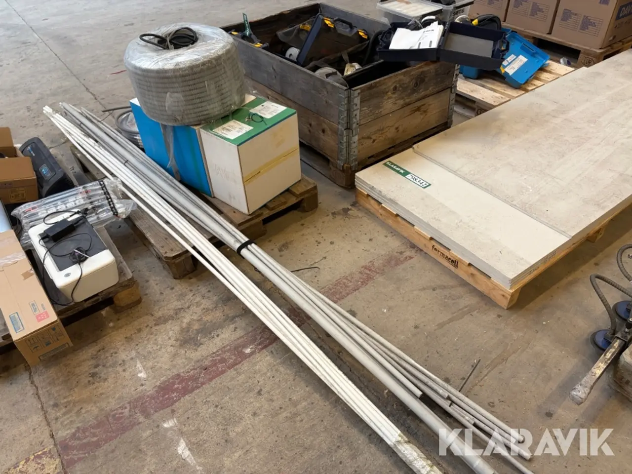 Billede 3 - Installationsmaterialer Schneider Electric datakabel, flexrør og installationsrør