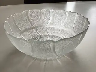 2 store glas skåle