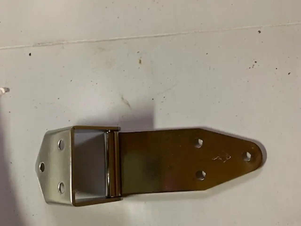 Billede 5 - 5 stk rustfrie hængsler 40x45x24 mm. Helt nye