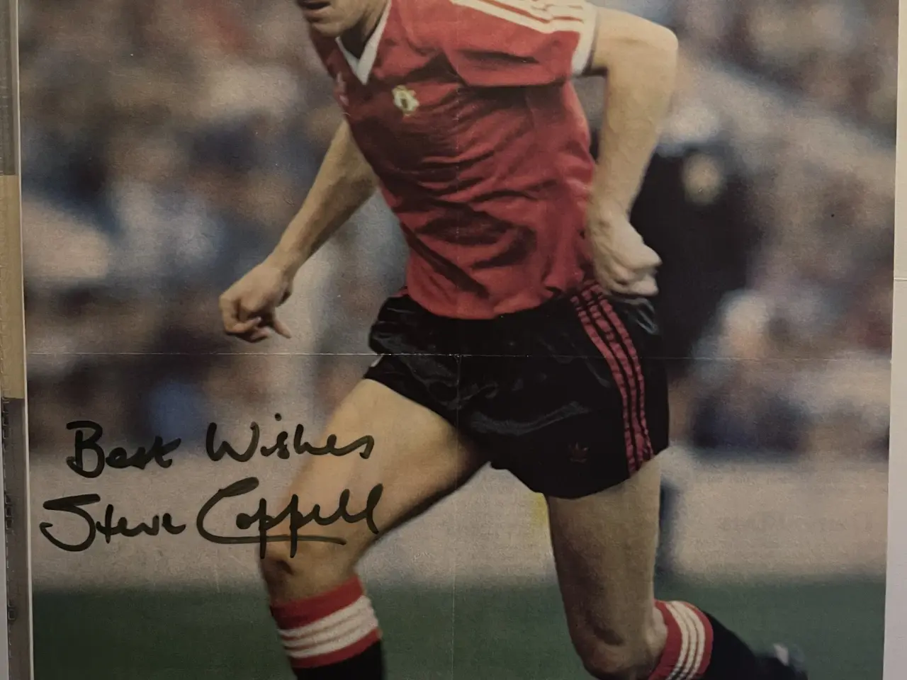 Billede 1 - Autograf af Steve Coppell (20x26cm) !