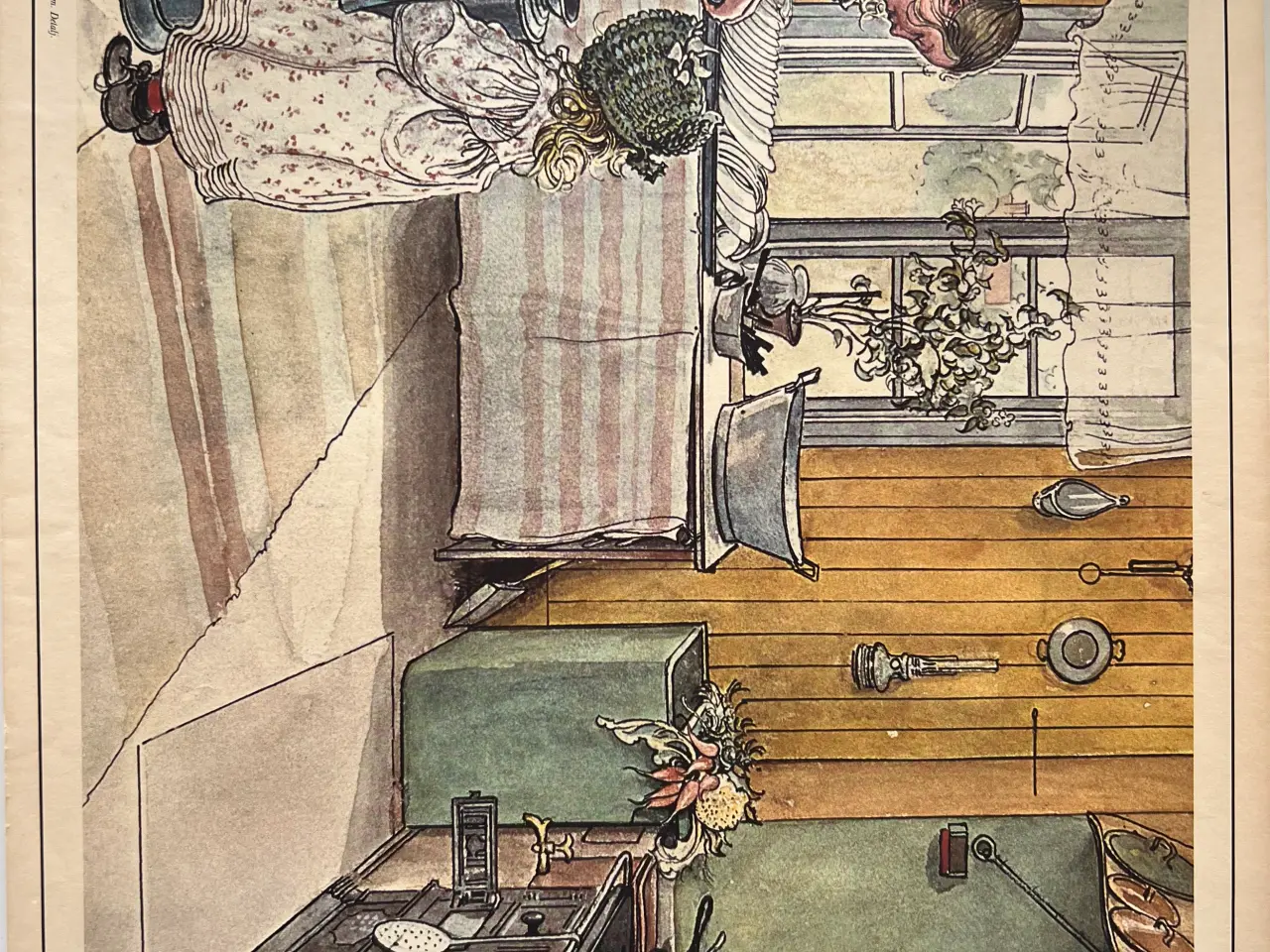 Billede 1 - Reproduktioner af Carl Larssons akvareller