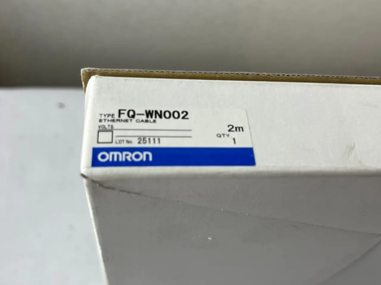 Billede 3 - Omron FQ-WN002 Ethernet kabel 2 m for FQ Series