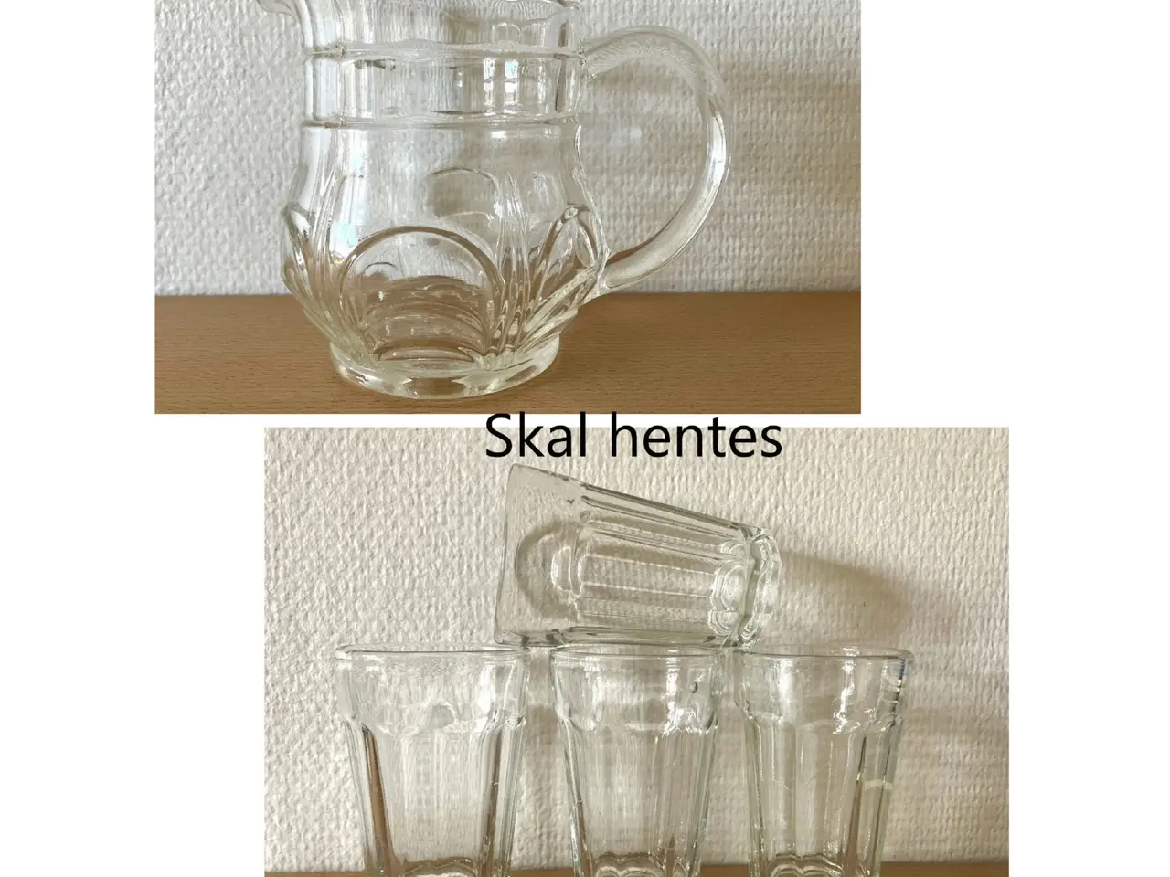 Billede 1 - Glaskande og vandglas – Fyens Glasværk.