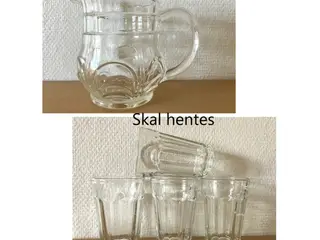 Glaskande og vandglas – Fyens Glasværk.